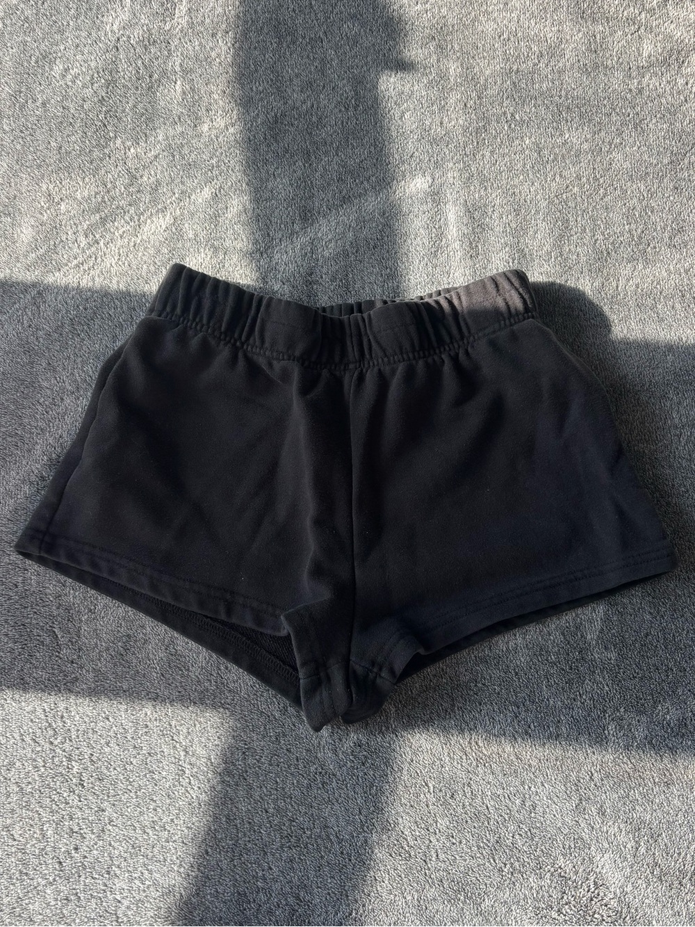 black comfy shorts